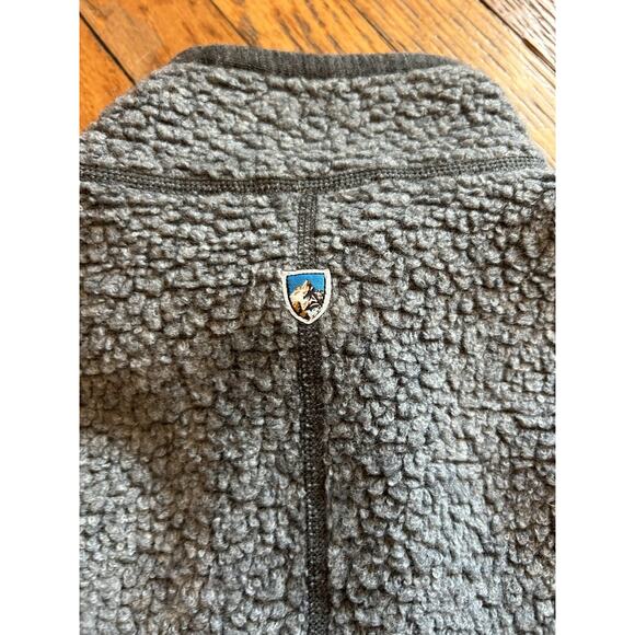 Kuhl Jacket Womens Small Gray Full Zip Fleece Sweater Warm Outdoors Hiking - Picture 6 of 8